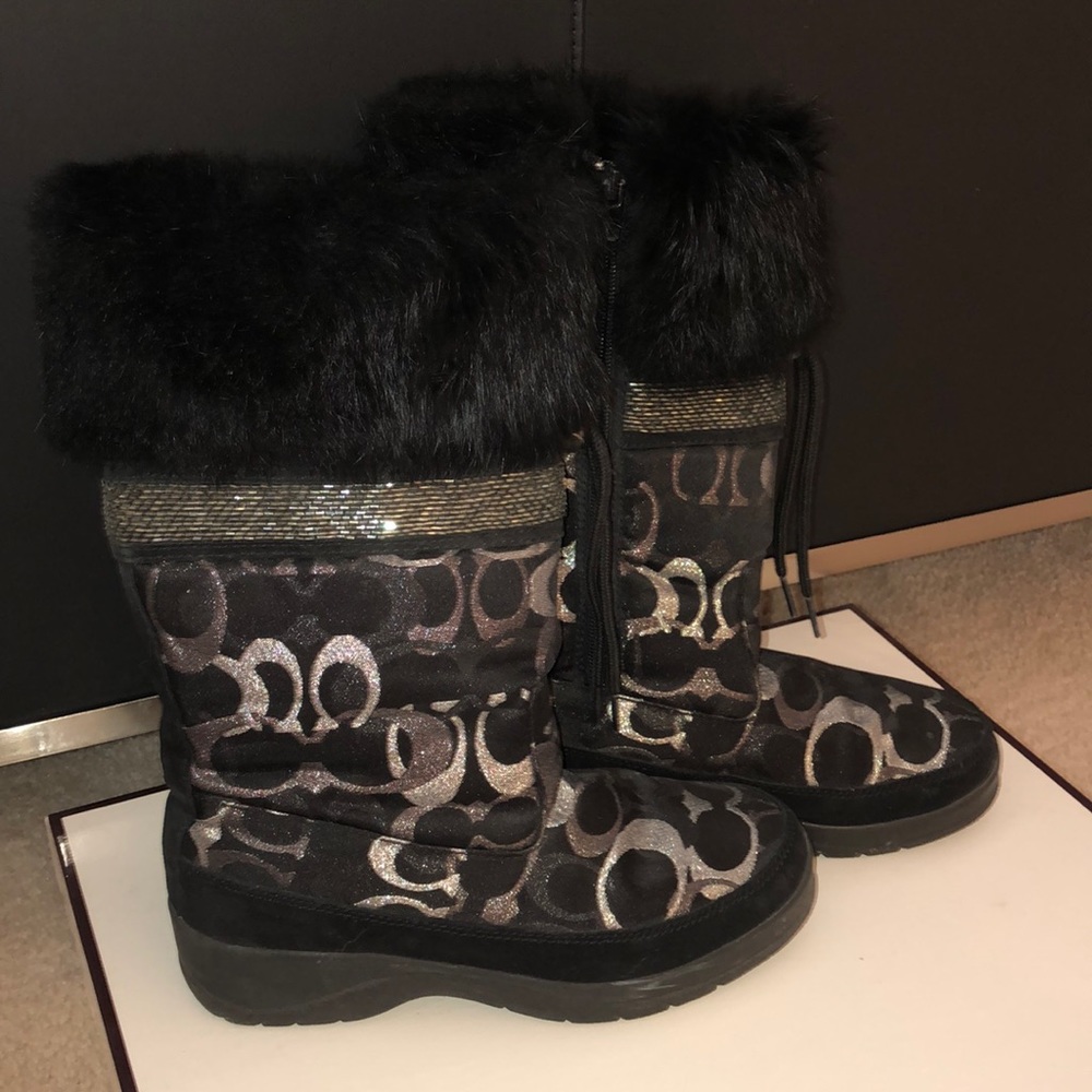 Coach winter boots